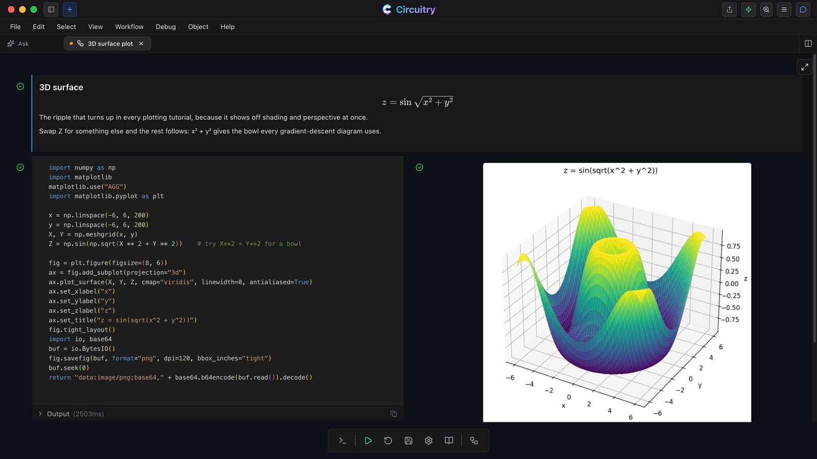 CodeBook — Circuitry