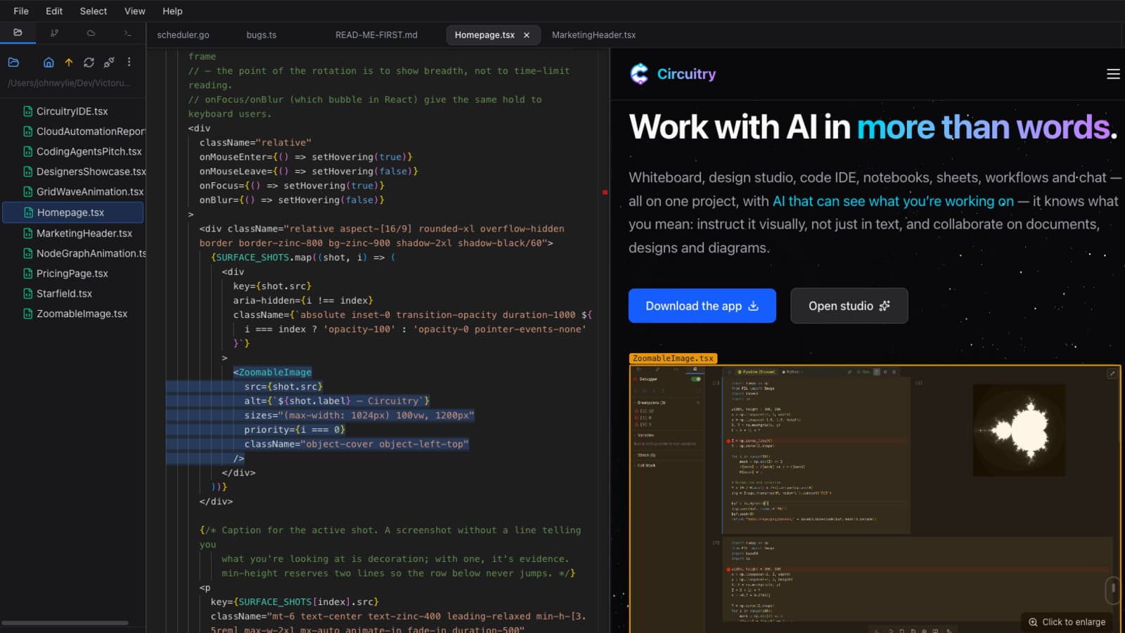 React + Next.js — Circuitry