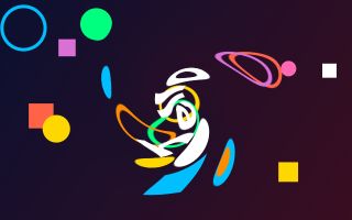 swirl: The middle of the picture twisted round, like stirred paint.